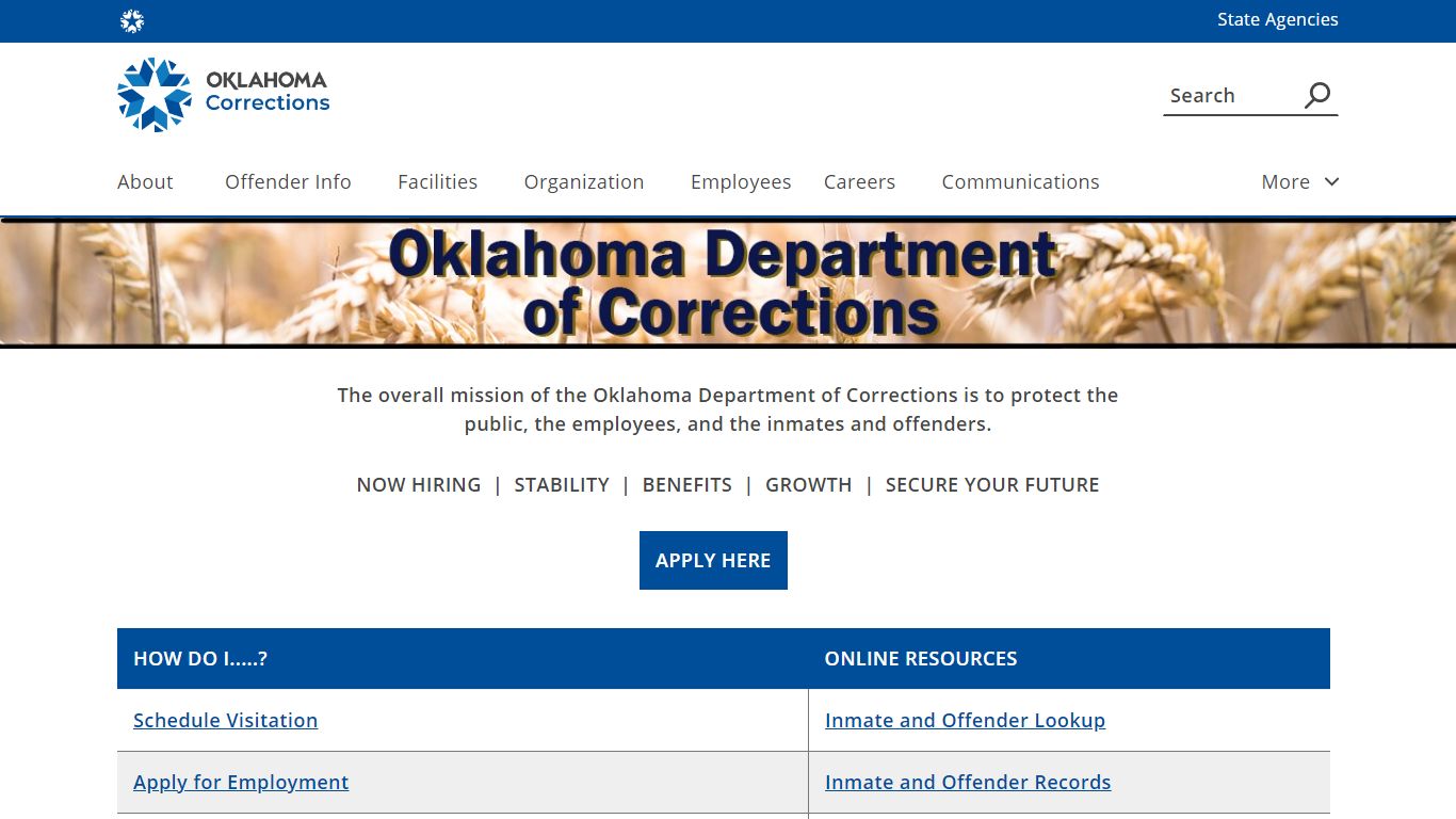 Department of Corrections